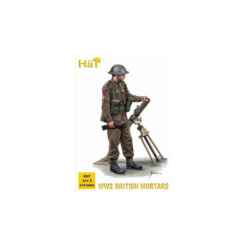 Figurine MORTIERS ANGLAIS WWII1/72