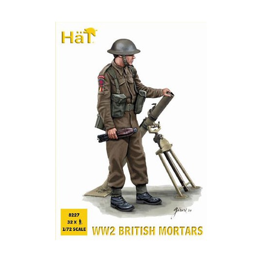 Figurine MORTIERS ANGLAIS WWII1/72