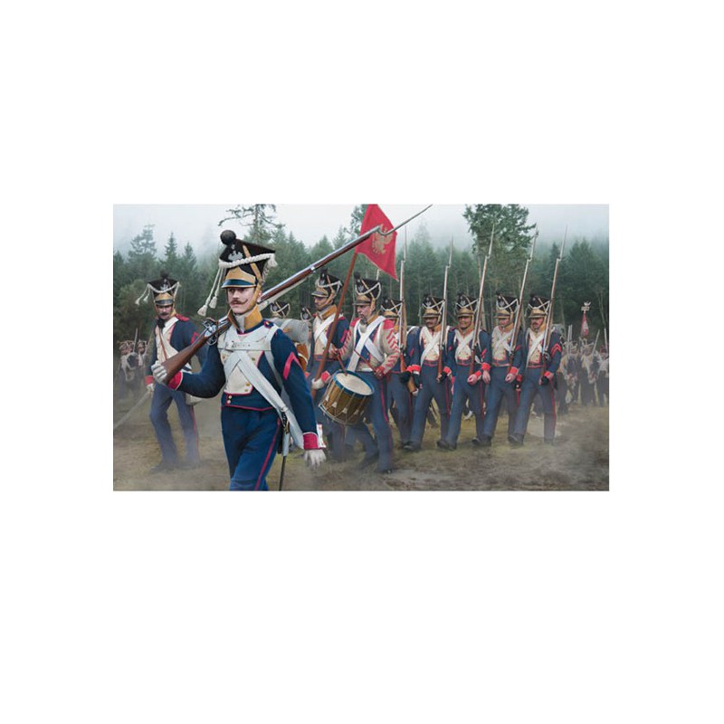 Figurine Infanterie Polonaise en marche 1/72