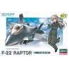 Maquette d'avion en plastique EGG SERIE F-22 RAPTOR Maquette d'avion en plastique EGG SERIE F-22 RAPTOR