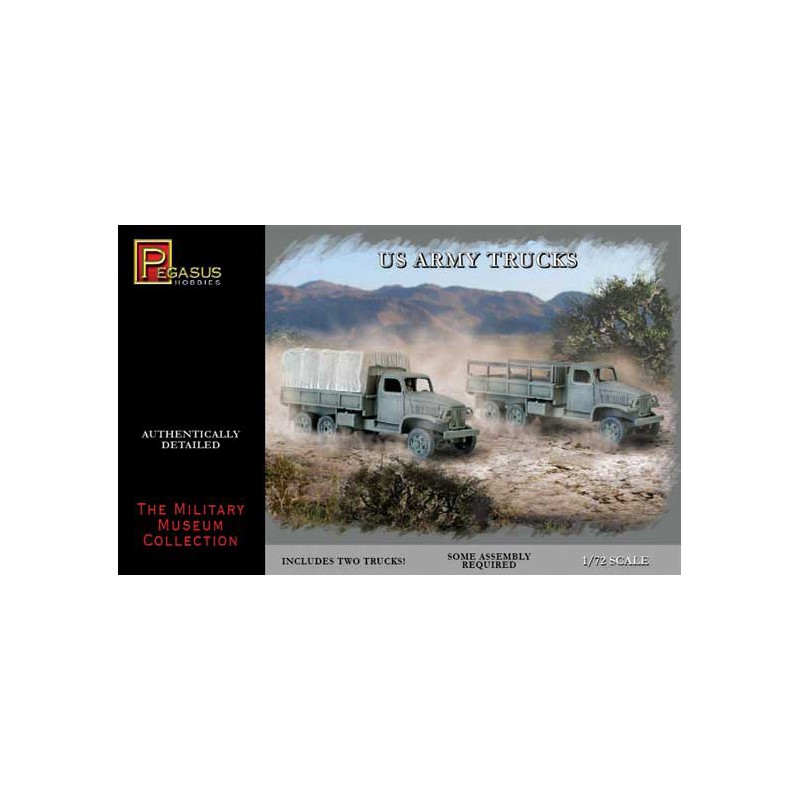 Maquette de camion en plastique CAMIONS ARMEE US WWII 1/72