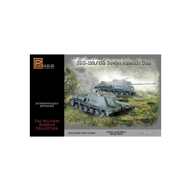 Maquette de Char en plastique CANON ISU-122/152 (2 pièces)