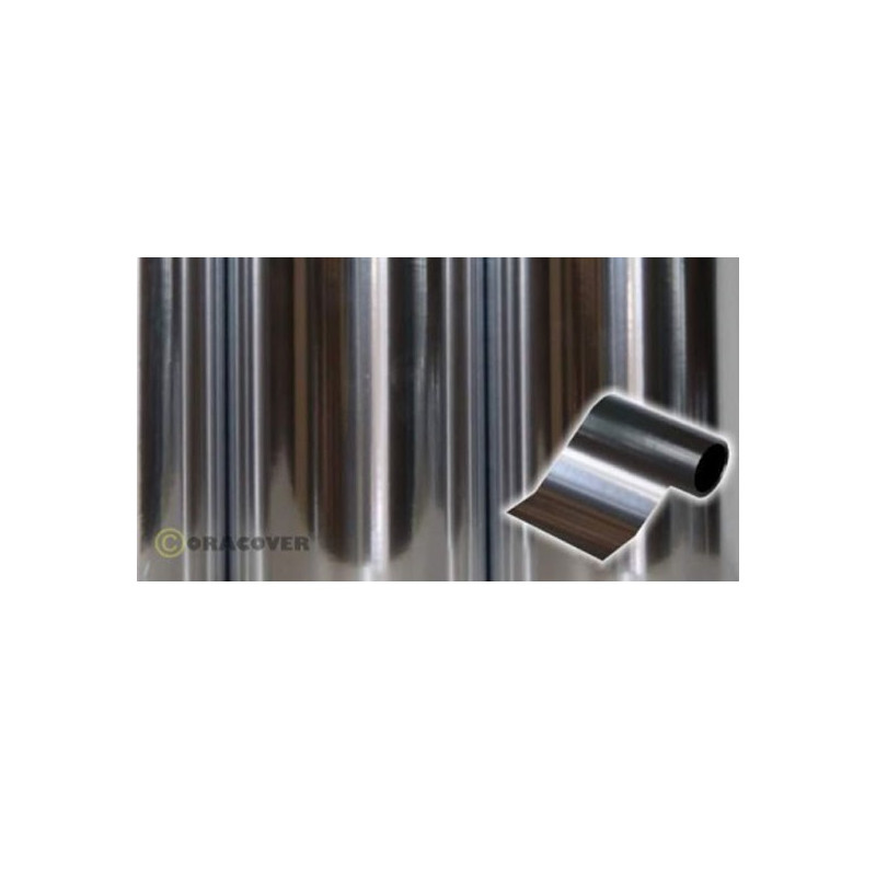 ORACOVER ORATRIM Chrome largeur 9,5cm x 2m