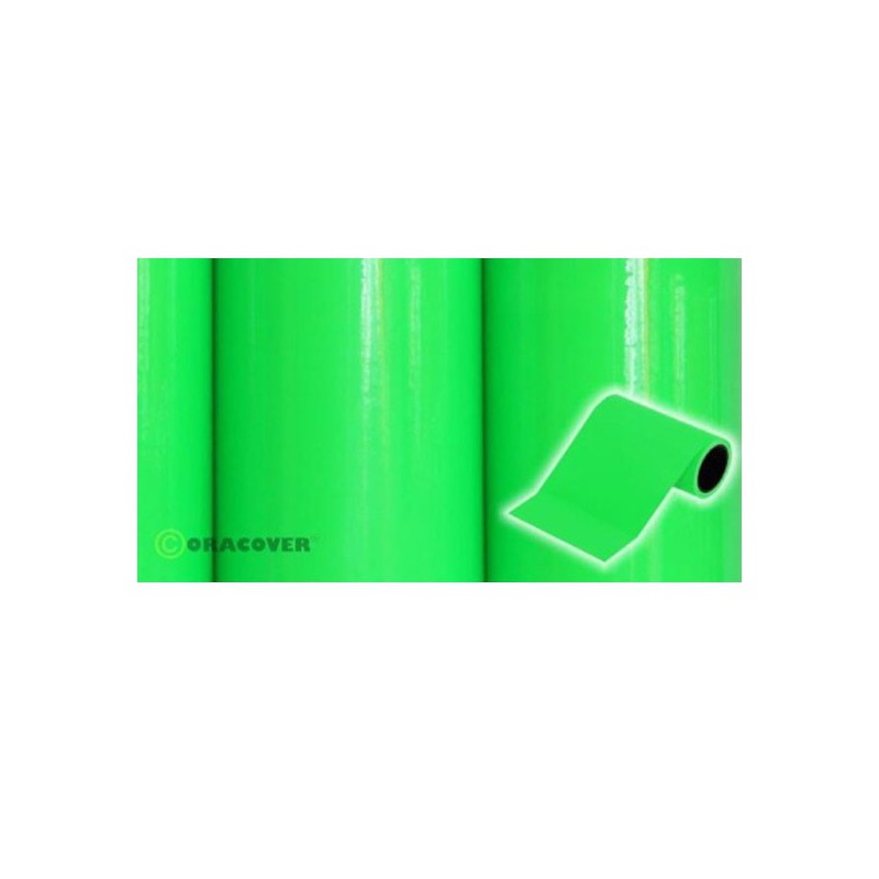 ORACOVER ORATRIM Vert fluo largeur 9,5cm x 2m