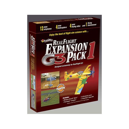 Simulateurs de vol pour avion radiocommandé EXTENSION PACK 1