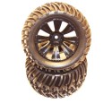 Pièce pour voiture electrique tous chemin 1/10 Paire de Roues Monster Winner