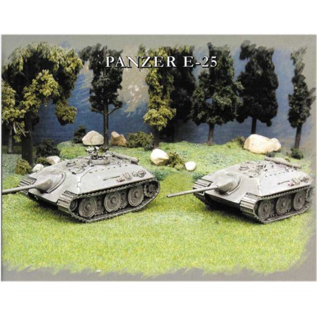 Maquette de Char en plastique PANZER E-25 (2pcs) 1/72 Maquette de Char en plastique PANZER E-25 (2pcs) 1/72