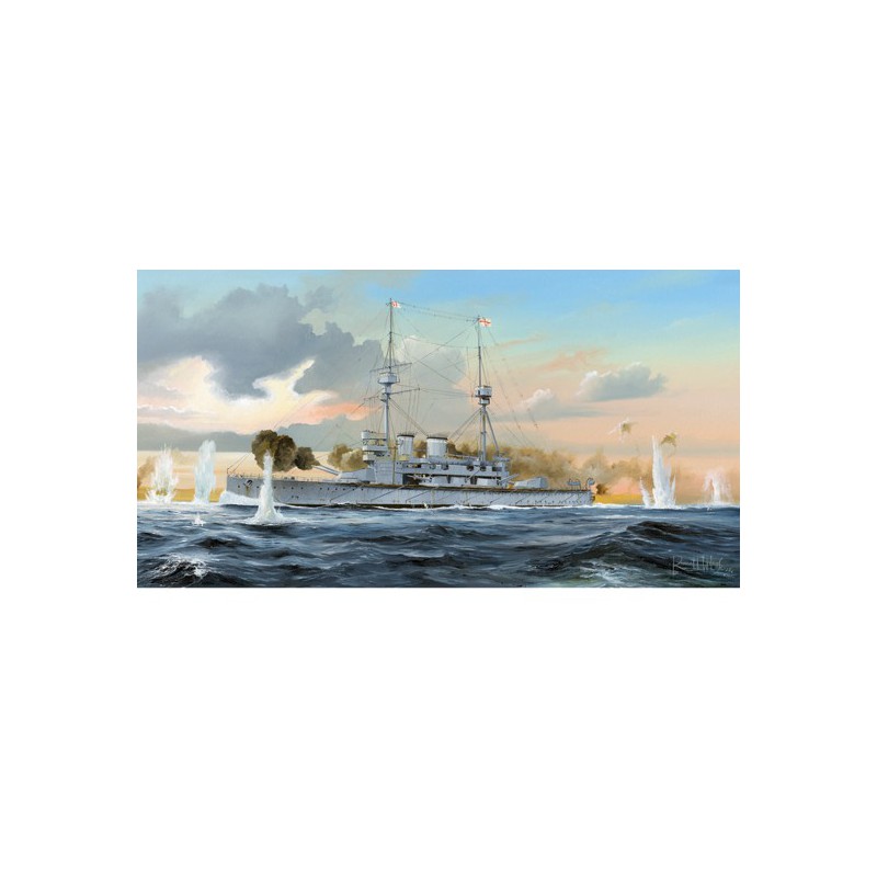 Maquette de Bateau en plastique HMS LORD NELSON 1/350