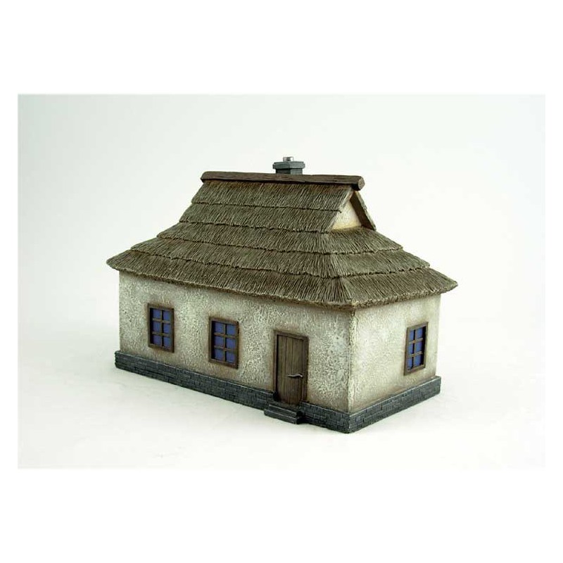 Maquette Diorama montéee et peinte PETITE MAISON UKRAINIENNE 1/72
