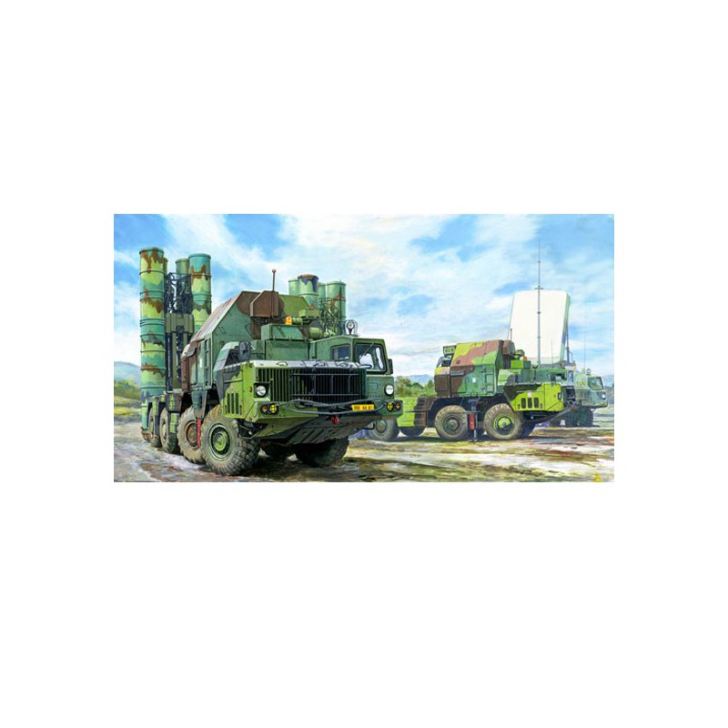 Maquette de camion en plastique 48N6E OF 5P85S TEL S-300 PMU