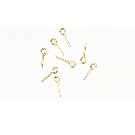 Accastillage de bateau Pitons en laiton 1,8 x 8mm Accastillage de bateau Pitons en laiton 1,8 x 8mm