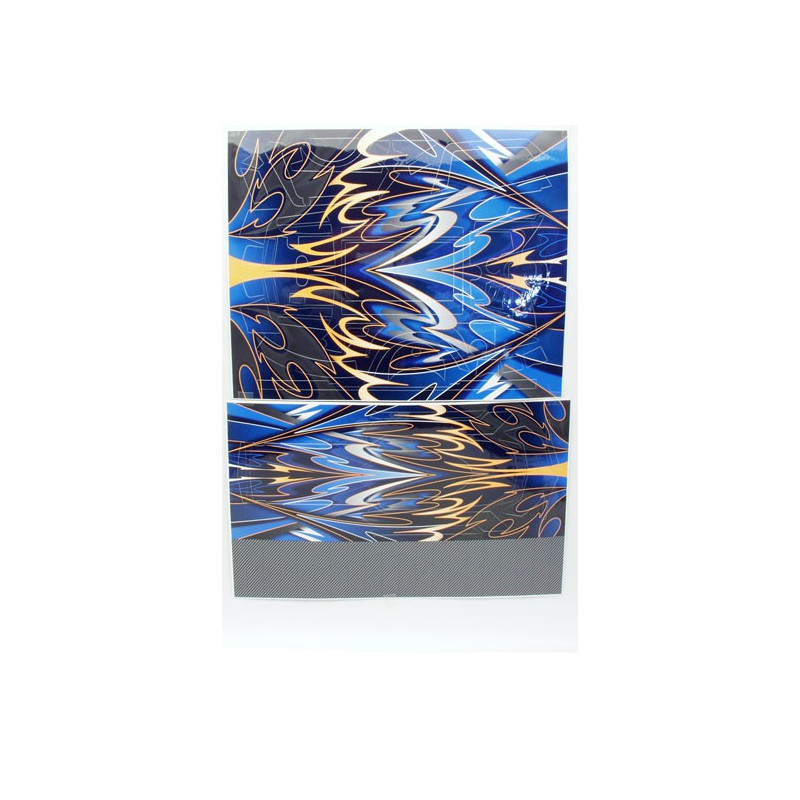 Accessoire pour radio Sticker Déco Bleu M12
