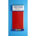 Matériaux pour maquette PLAQUE FINITION ROUGE 90x200mm Matériaux pour maquette PLAQUE FINITION ROUGE 90x200mm
