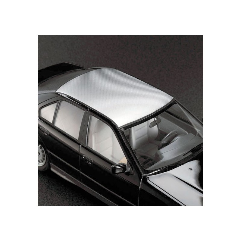 Matériaux pour maquette PLAQUE SILVER CARBON FINISH 20