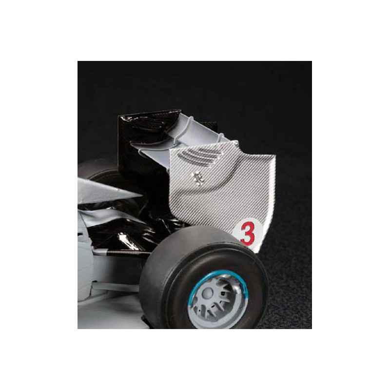 Matériaux pour maquette PLAQUE SILVER CARBON FINISH 20