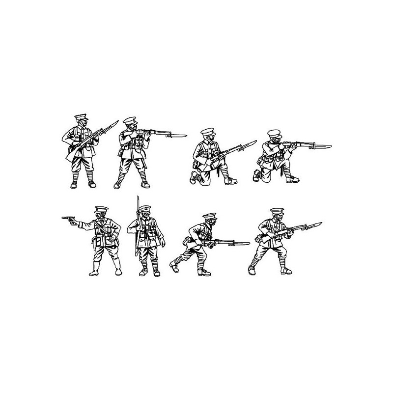 Figurine Force Britannique WWI 1/72