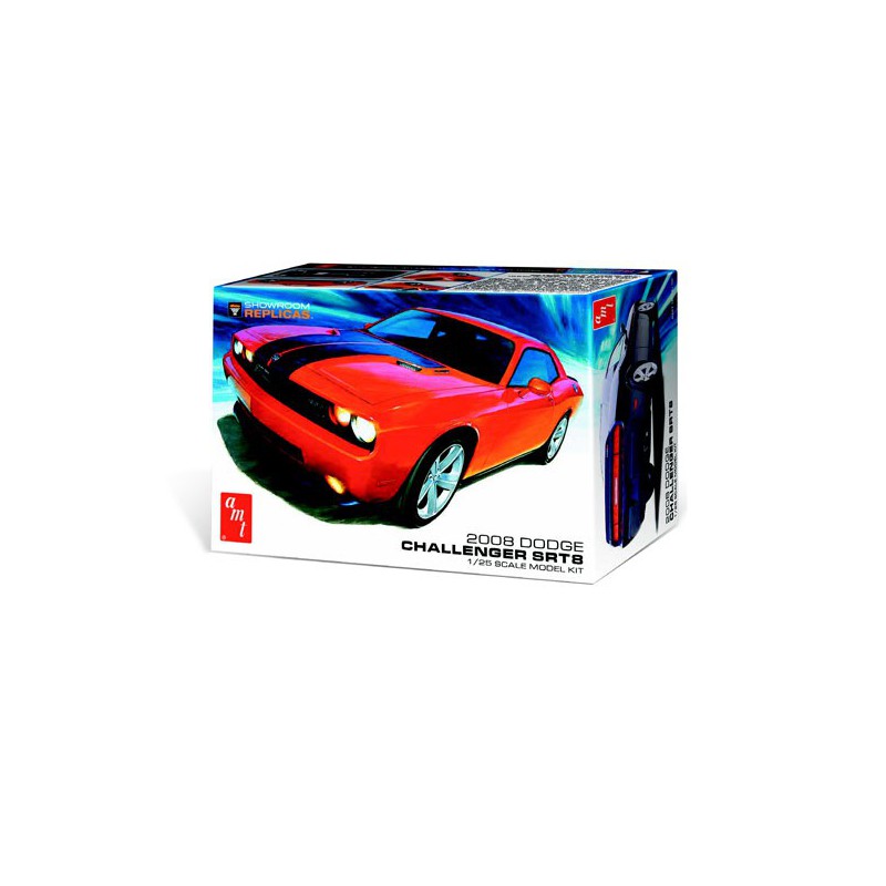 Maquette de voiture en plastique Dodge Challenger STR8 2008 1/25