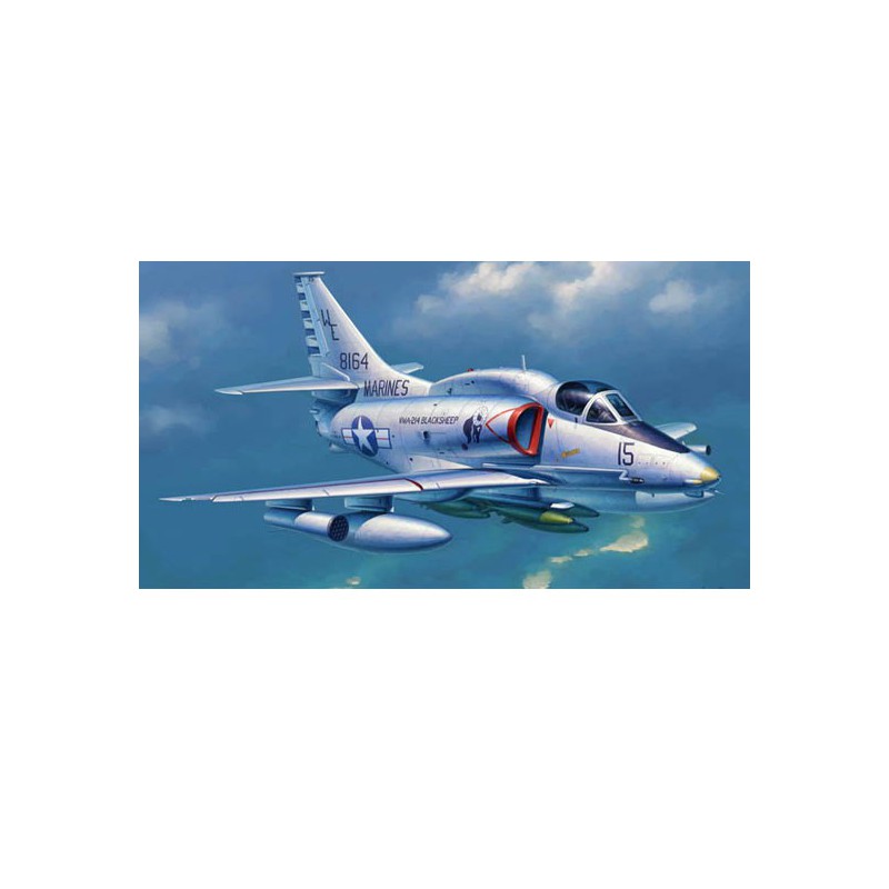Maquette d'avion en plastique A-4M "SKY HAWK"