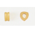 Accastillage de bateau Poulie moque diam 10mm en buis Accastillage de bateau Poulie moque diam 10mm en buis