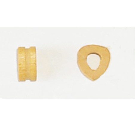 Accastillage de bateau Poulie moque diam 10mm en buis Accastillage de bateau Poulie moque diam 10mm en buis