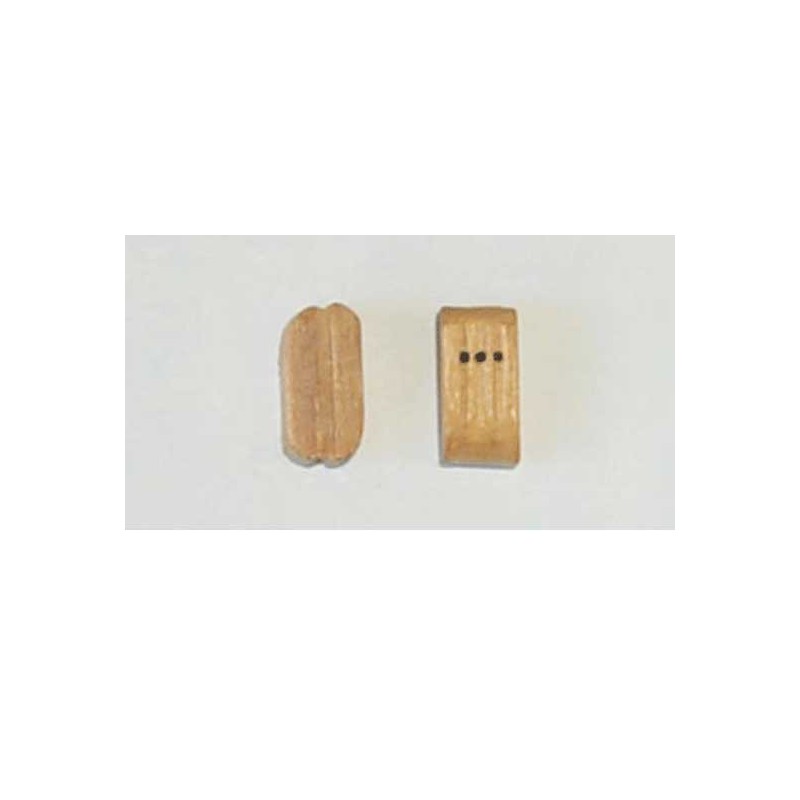 Accastillage de bateau Poulie triple en buis, diam. 10mm