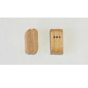 Accastillage de bateau Poulie triple en buis, diam. 5mm Accastillage de bateau Poulie triple en buis, diam. 5mm