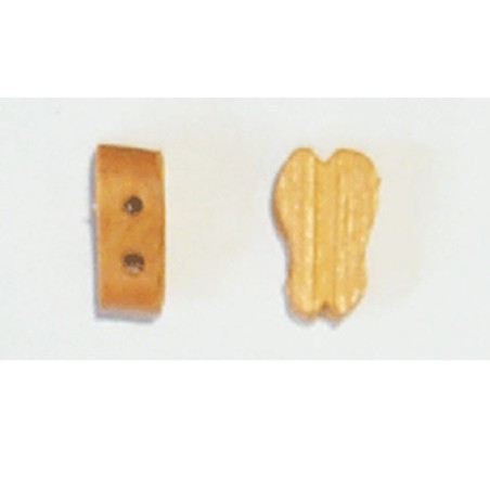 Accastillage de bateau Poulie violon triple diam. 16mm en buis Accastillage de bateau Poulie violon triple diam. 16mm en buis