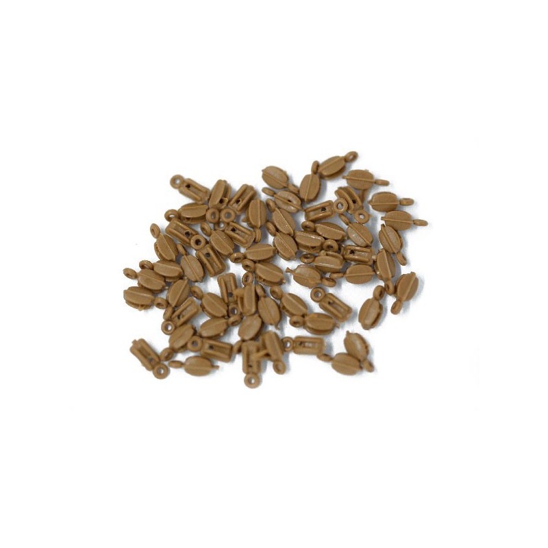 Accastillage de bateau Poulies simples 5mm (50 pcs)