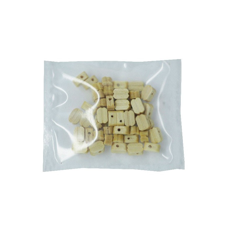 Accastillage de bateau Poulies simples bois 3mm (50 pcs)