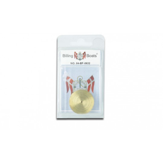 Accastillage de bateau Poupée de treuil en laiton 16x32mm (1pc)