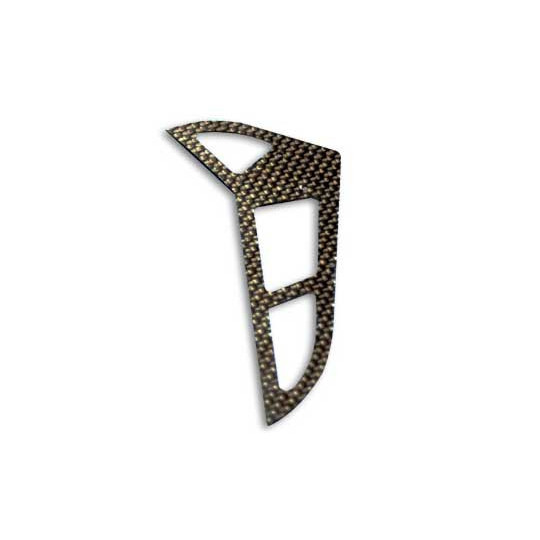 Accessoire pour hélicoptère radiocommandé EMPENNAGE VERTICAL CARBONE