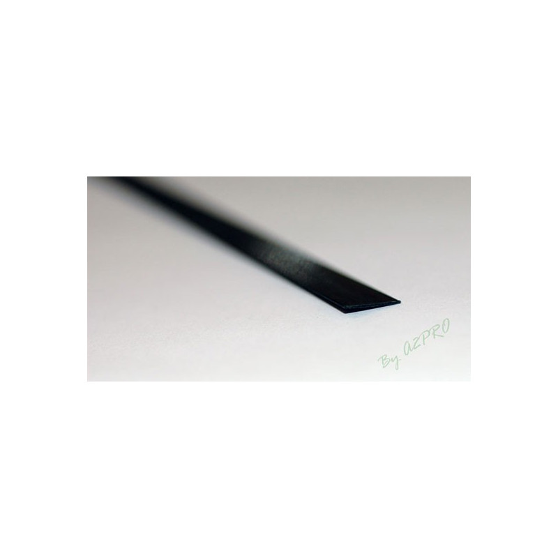 Matériau en carbone Profilé plat 10/0,4mm 1M