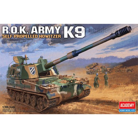 Maquette de Char en plastique K9 HOWITZER ROK ARMY 1/35 Maquette de Char en plastique K9 HOWITZER ROK ARMY 1/35