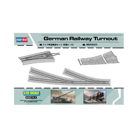 Maquette de train en plastique GERMAN RAILWAYS TURNOUT 1/72