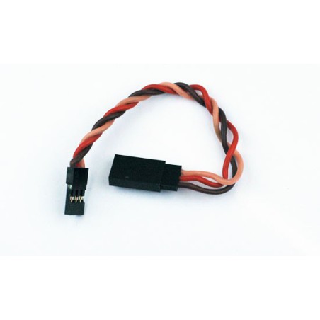 Accessoire pour radio Rallonge 10cm JR fils silicone 0,50 Accessoire pour radio Rallonge 10cm JR fils silicone 0,50