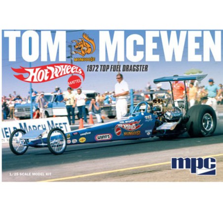 Maquette de voiture en plastique Tom Mongoose Dragster 1/25