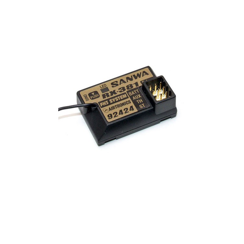 Accessoire pour radio RX-381 RECEPTEUR 3 VOIES 2,4GHZ