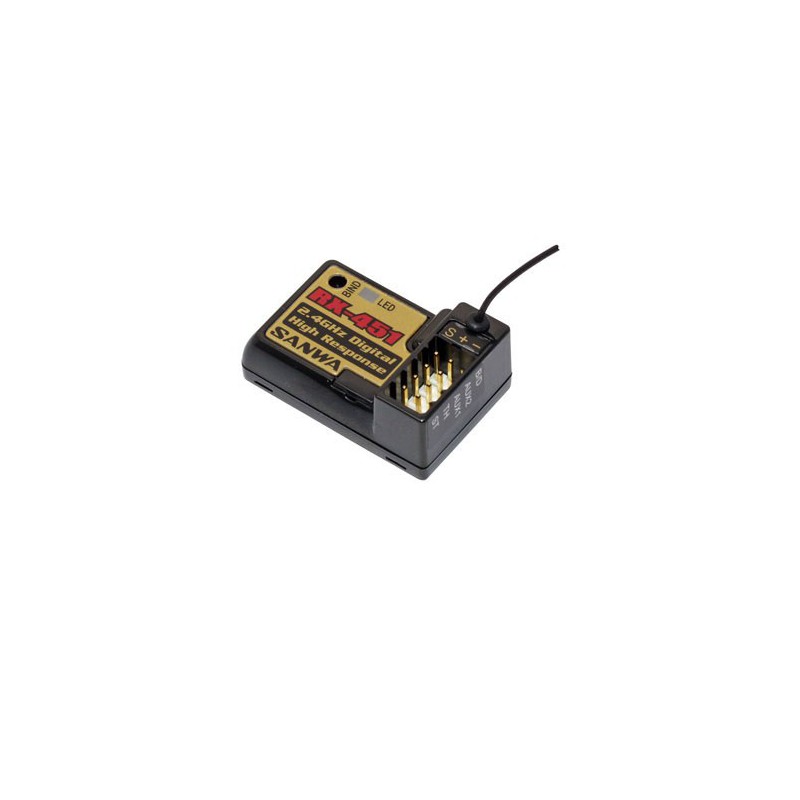 Accessoire pour radio RX-451 RECEPTEUR 4 VOIES 2,4GHZ