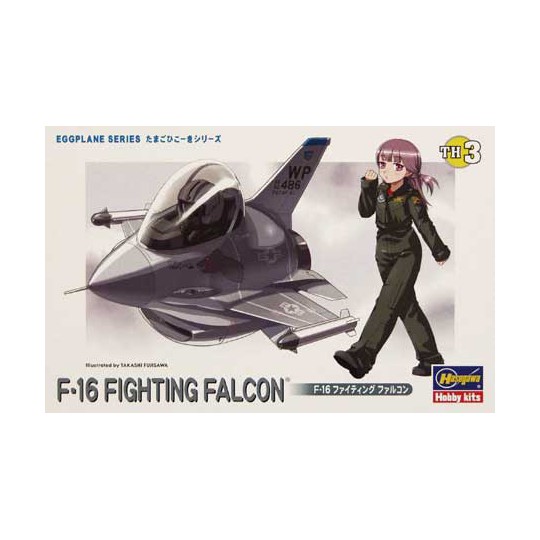 Maquette d'avion en plastique EGG PLANE F-16 F. FALCON