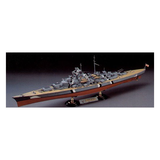 Maquette de Bateau en plastique BISMARCK 1/350