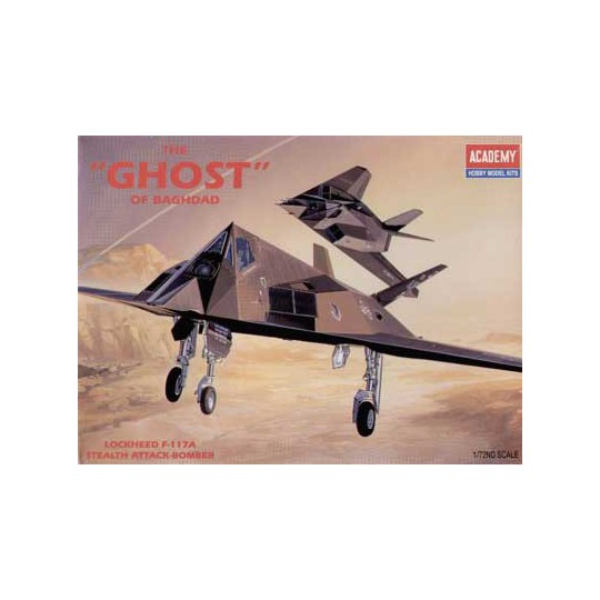 Maquette d'avion en plastique F-117A Steal Bomber 1/72