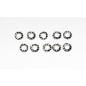 Visserie Rondelles Eventail inox M2 DIN6798 (10 pièces) Visserie Rondelles Eventail inox M2 DIN6798 (10 pièces)