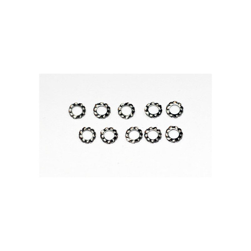 Visserie Rondelles Eventail inox M2 DIN6798 (10 pièces)
