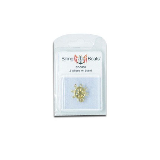 Accastillage de bateau Roue de barre double en laiton 25mm (1pc)