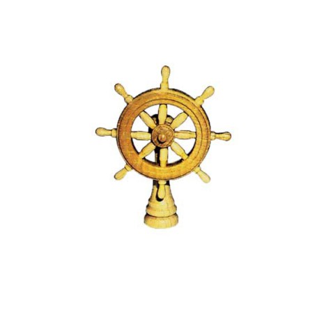 Accastillage de bateau Roue de barre sur pied, diamètre 20mm Accastillage de bateau Roue de barre sur pied, diamètre 20mm