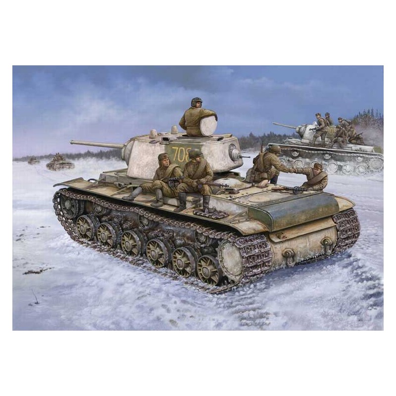 Maquette de Char en plastique Russia KV-1 Model 1942.. 1/48