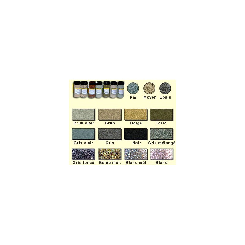 Graviers ballast GRAVIER FIN GRIS CLAIR A FONCÉ 200g