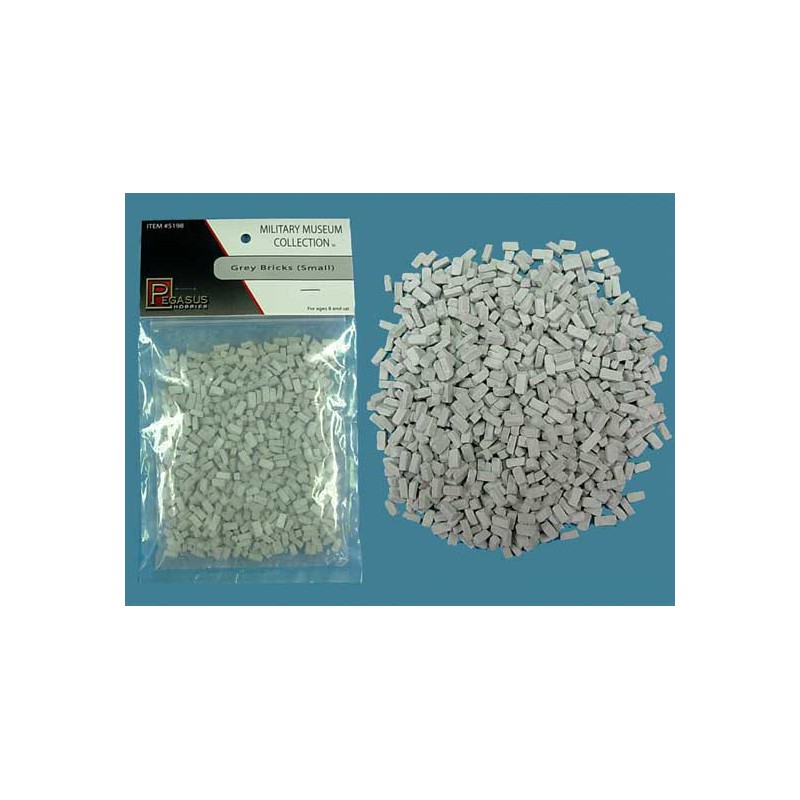 Maquette Diorama montéee et peinte PETITES BRIQUES GRISES 1/48