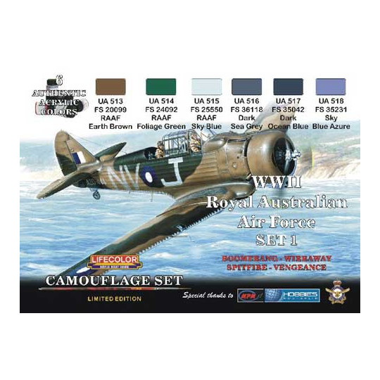 Peinture acrylique SET 1ROYAL AUSTRALIAN AF