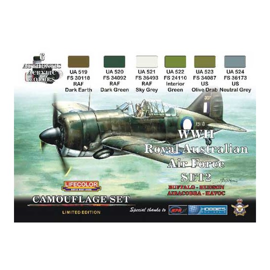Peinture acrylique SET 2 ROYAL AUSTRALIAN AF